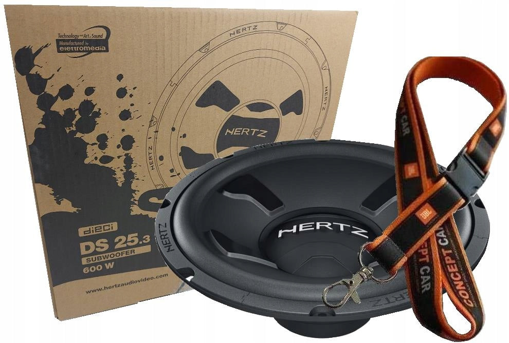HERTZ DS 25.3 600W / 25CM - BASS SPEAKER - VERY POWERFUL BASS Manufacturer code Hertz DS 25.3 SUBWOOFER