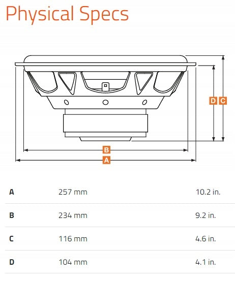 HERTZ SUBWOOFER DS 25.3 DIECI 600W 250mm Manufacturer Hertz
