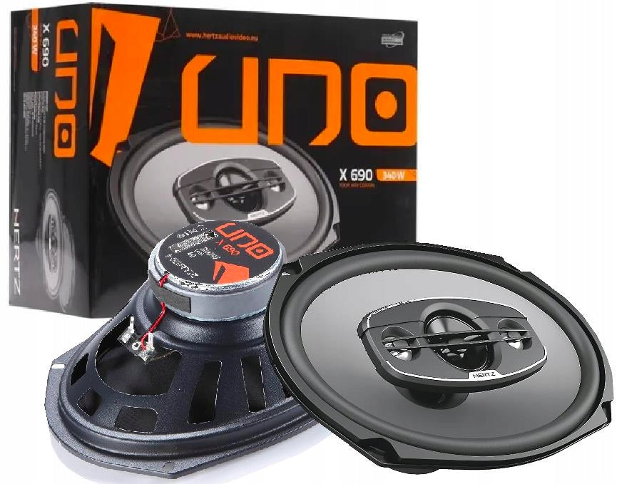HERTZ UNO X 690 - Four way speakers / size 6x9 inch / 340W / 4 Ohm