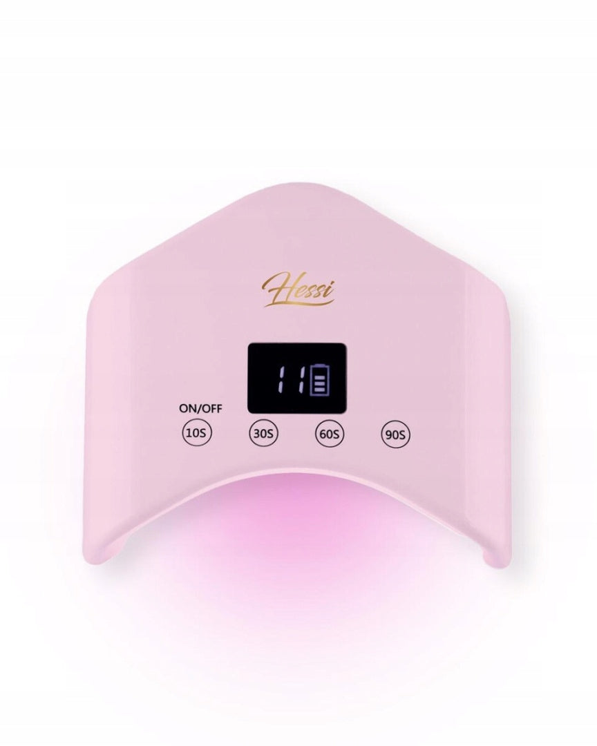 HESSI UV LED Lamp 48W Pink Wireless LCD Nail Sensor