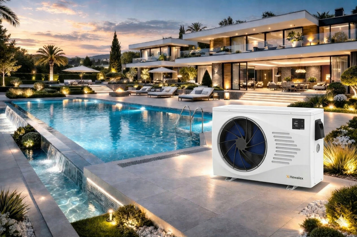 HEWALEX PCWBi 9 kW-C HEAT PUMP FOR POOL 9kwc INVERTER SET BAJPAS Manufacturer code HPBY090C