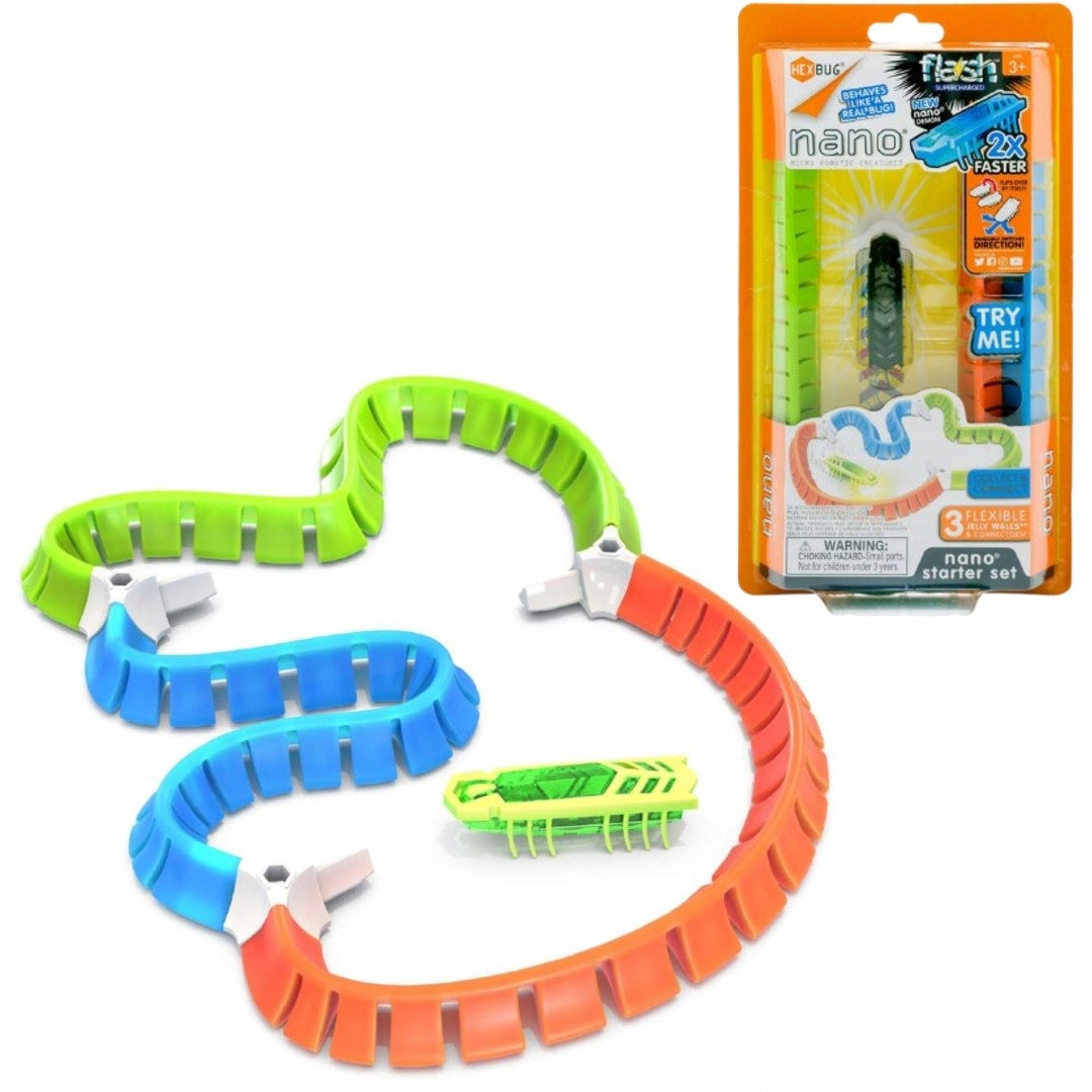HEXBUG NANO STARTER SET TRACK STARTER KIT CUCARACHA BLACK COCKROACH