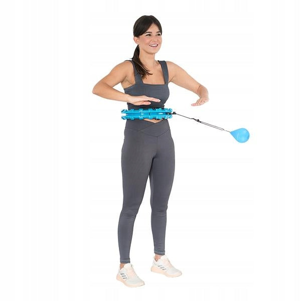 HHW01 HULA HOOP BLUE WITH PROJECTIONS AND WEIGHT HMS Brand HMS