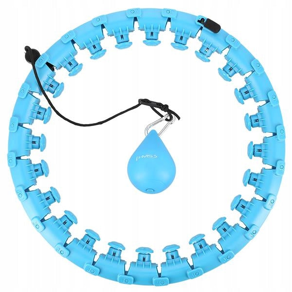 HHW01 HULA HOOP BLUE WITH PROJECTIONS AND WEIGHT HMS