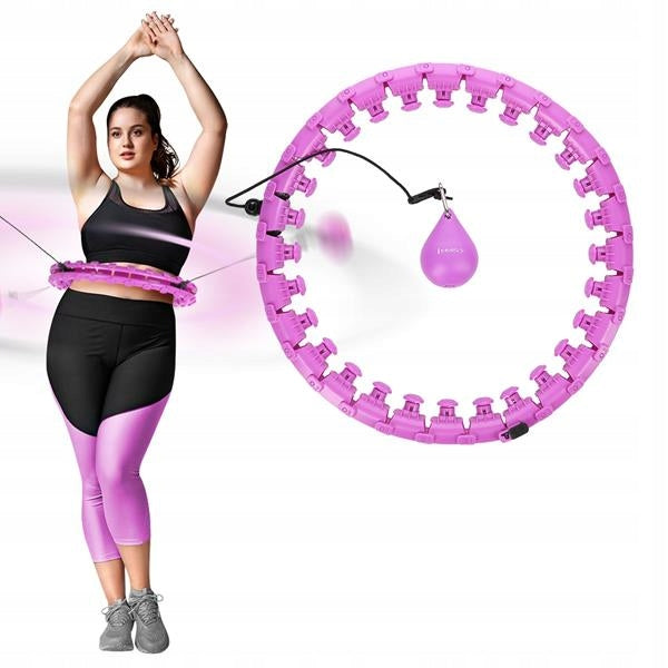 HHW12 PLUS SIZE HULA HOOP VIOLET WITH PROJECTIONS AND WEIGHT HMS Manufacturer code 17-44-525