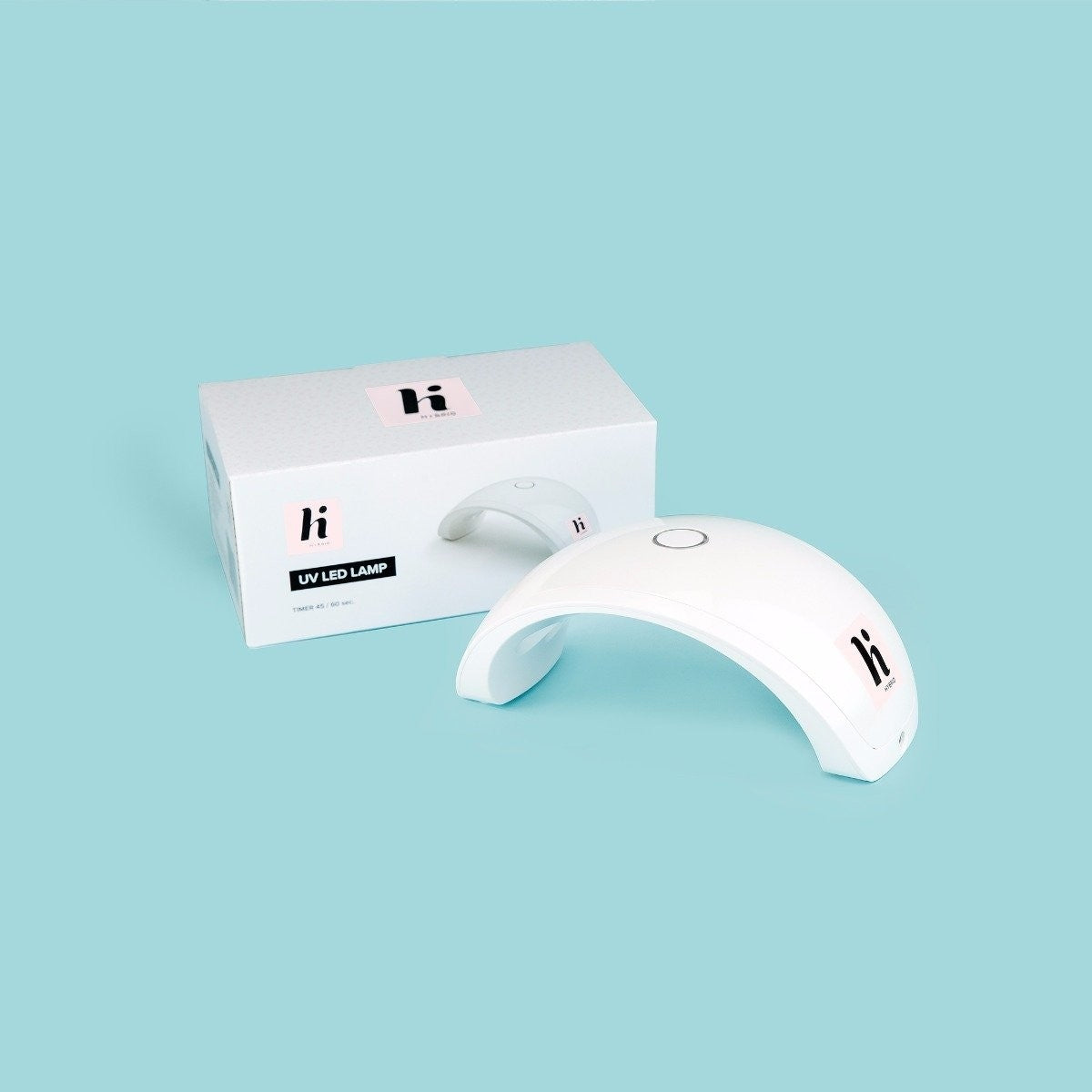 HI HYBRID NAIL LAMP UV LED WHITE MANICURE HYBRID GELS 10W Packaging status original