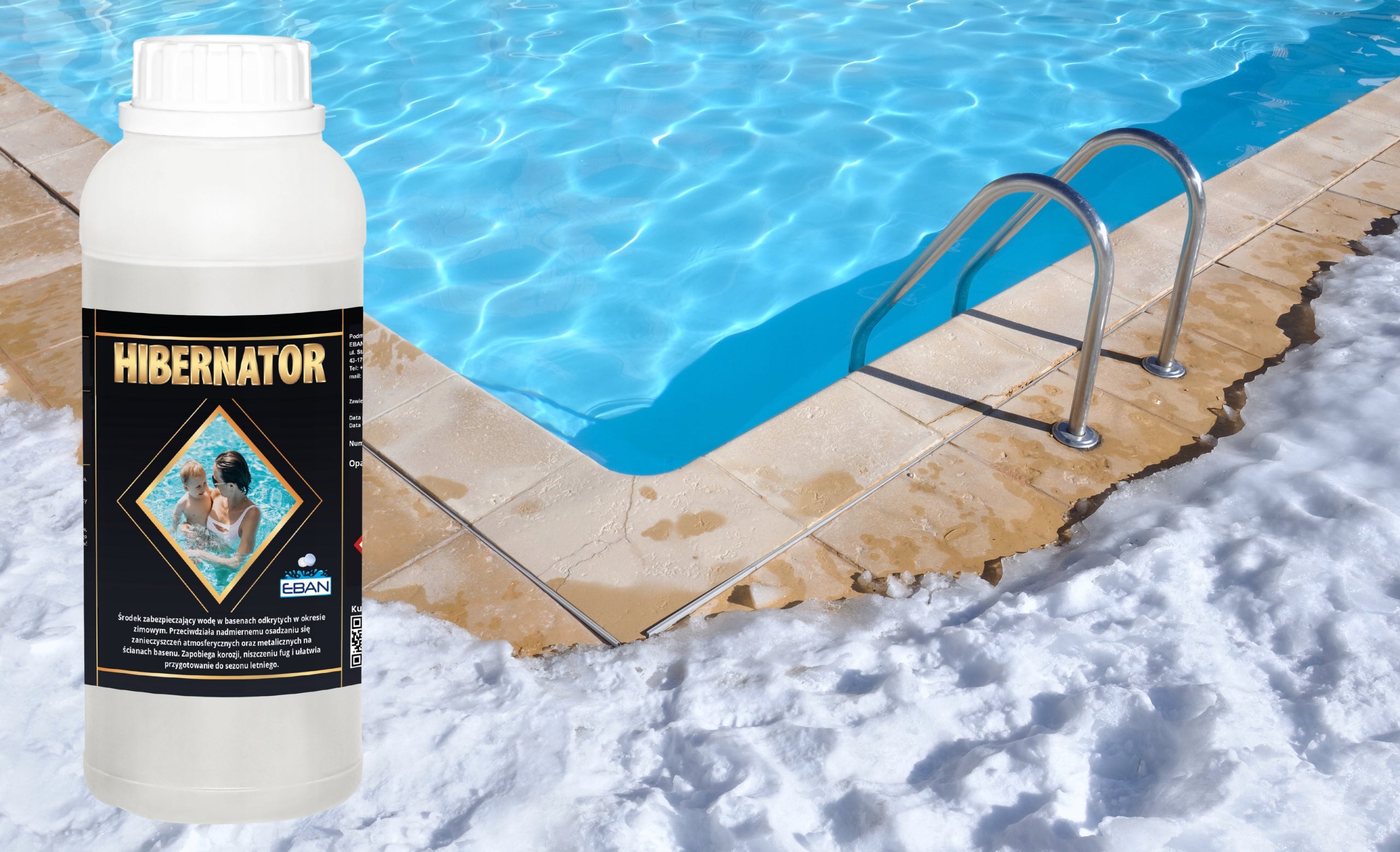 HIBERNATOR 1L WINTERING LIQUID FOR SWIMMING POOL CHEMISTRY FOR WINTER WINTERING Packaging status original