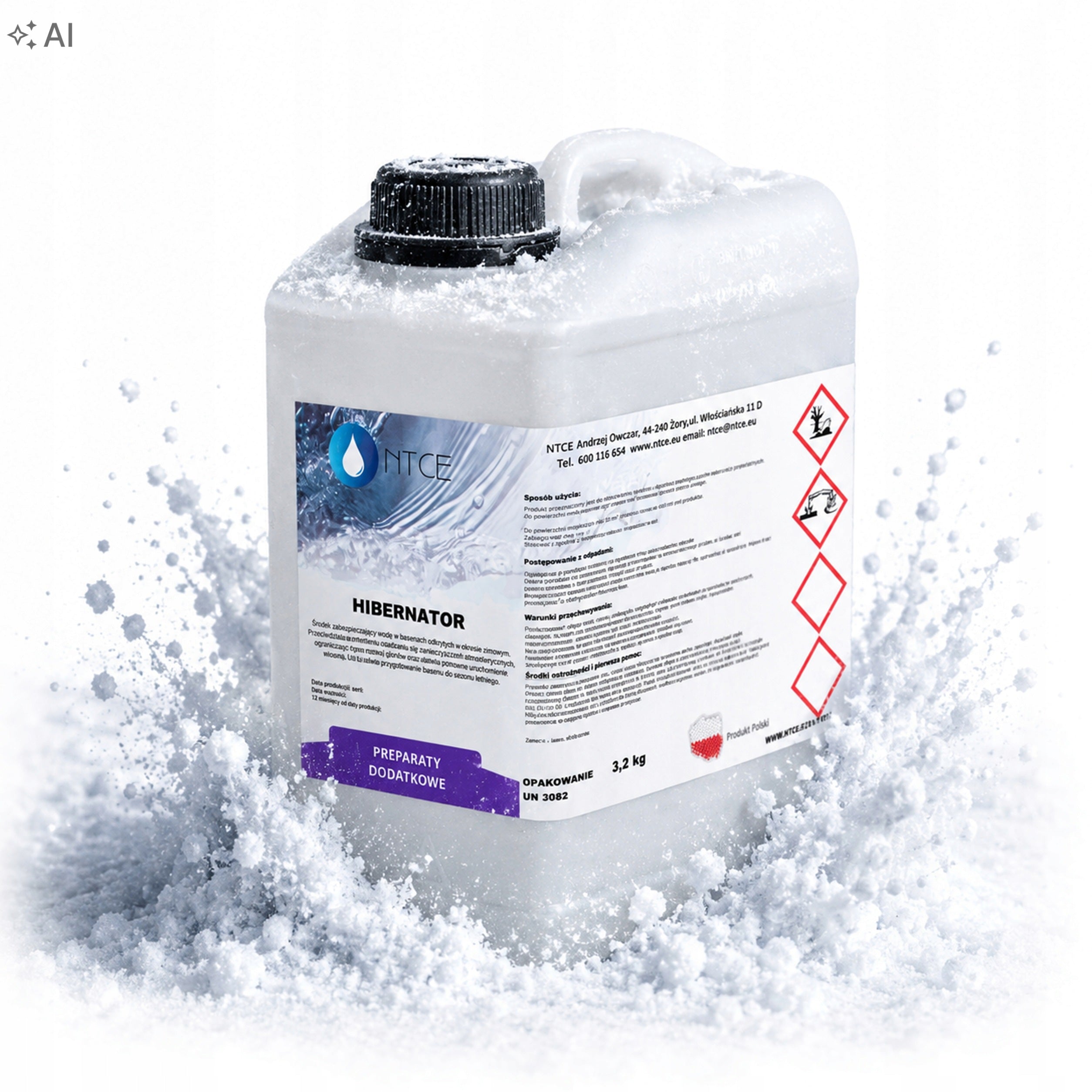 HIBERNATOR Swimming Pool Water Winter Chemistry Swimming Pool Winter NTCE 3,2KG