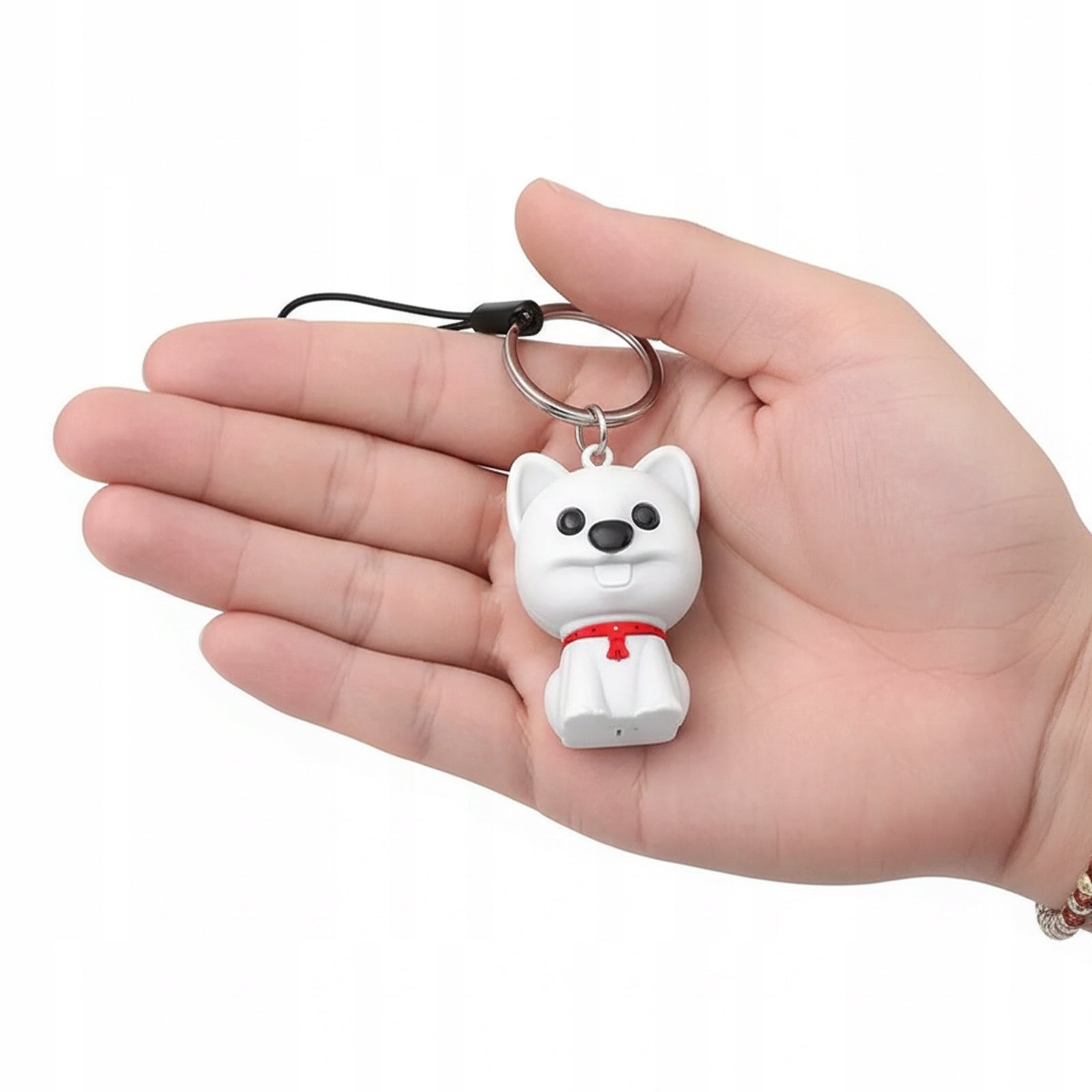 HIDDEN VOICE RECORDER IN KEYCHAIN TOY VOICE ACTIVATION SPY WIRETAP 70h Packaging status original