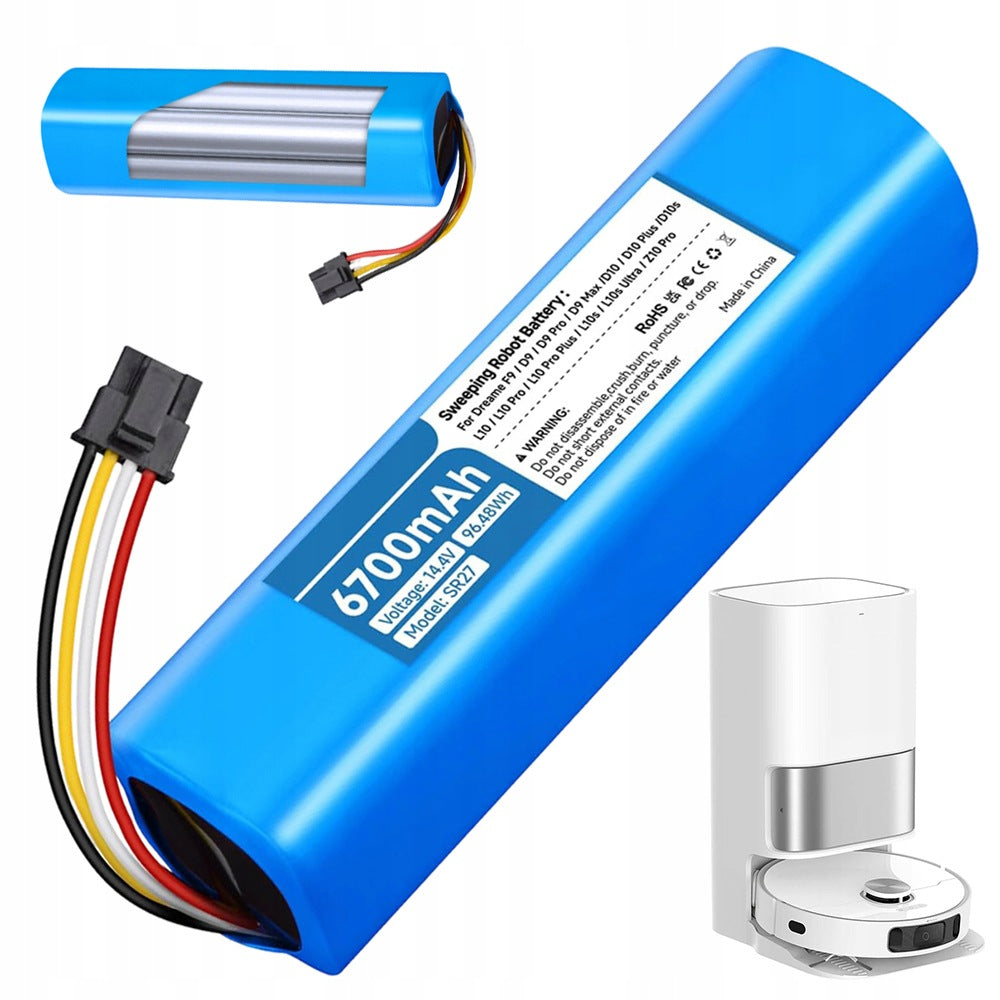 HIGH CAPACIOUS 14.4V 6700MAH BATTERY FOR XIAOM VACUUM CLEANERS