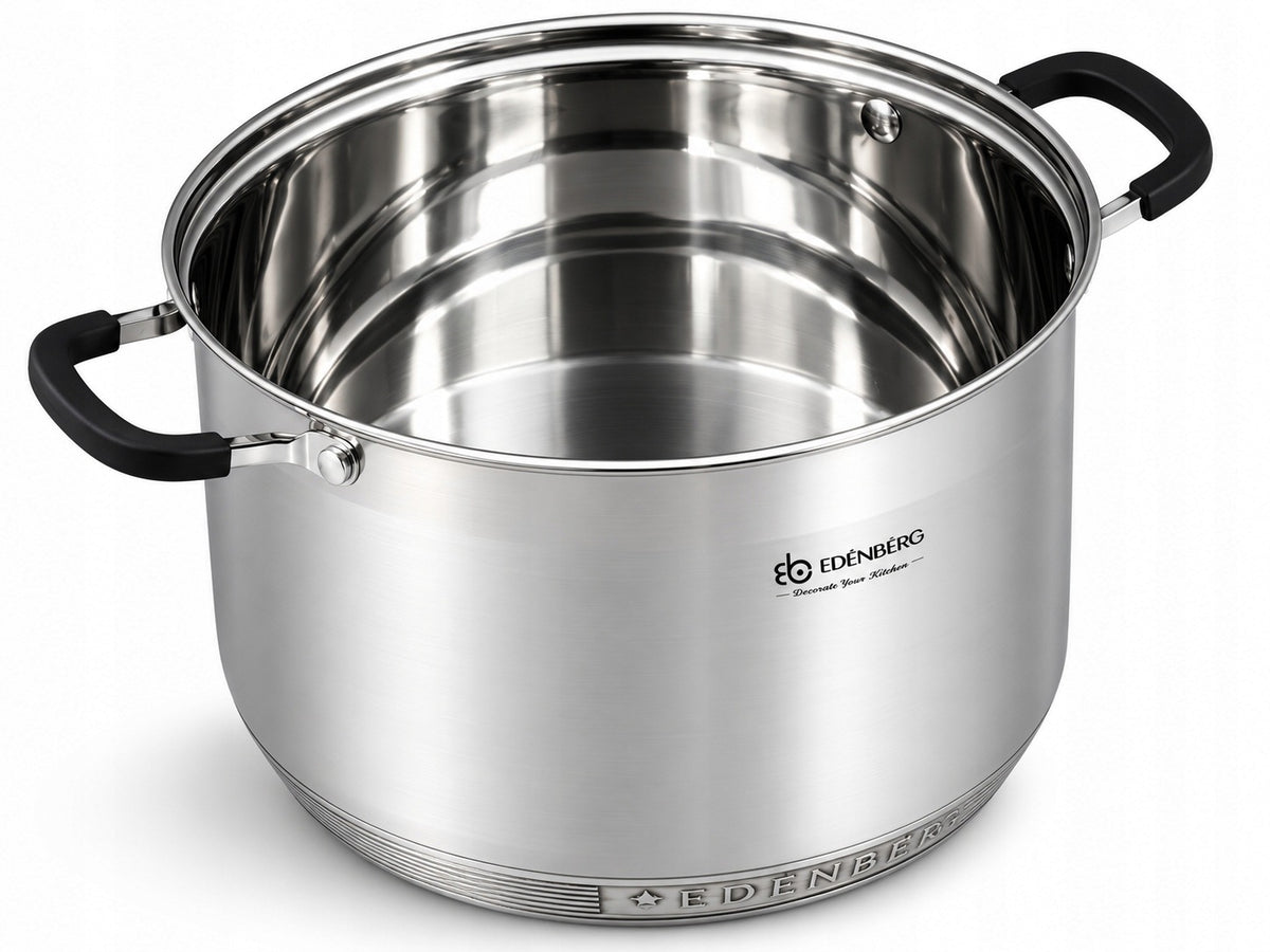 HIGH POT STEEL BROTH CAULDRON 28CM 13,5L EDENBERG Brand Edenberg