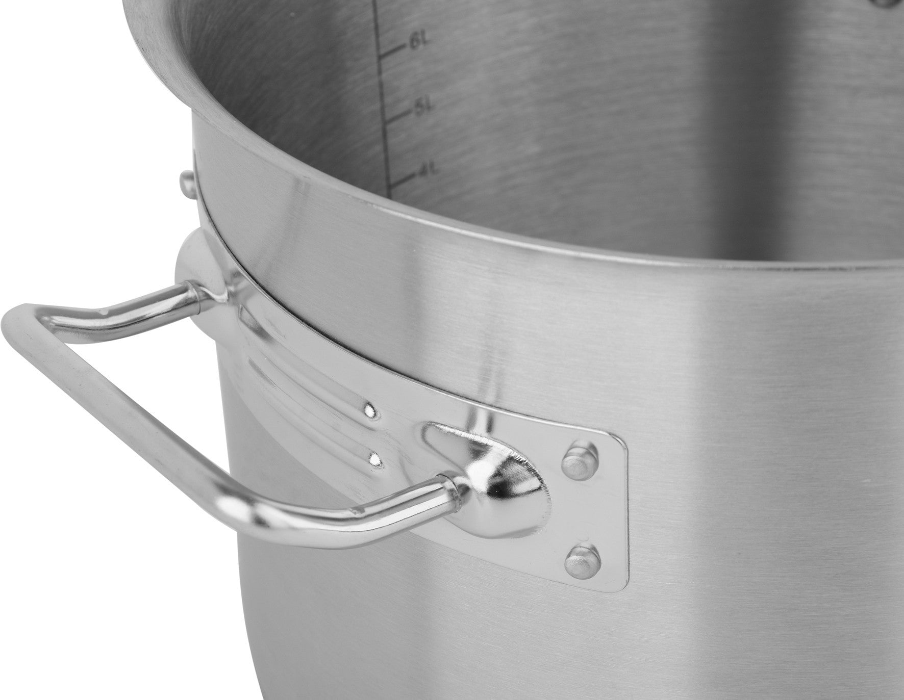 HIGH POT Yato with lid 25 L 32x32 cm stainless steel for induction Brand Yato