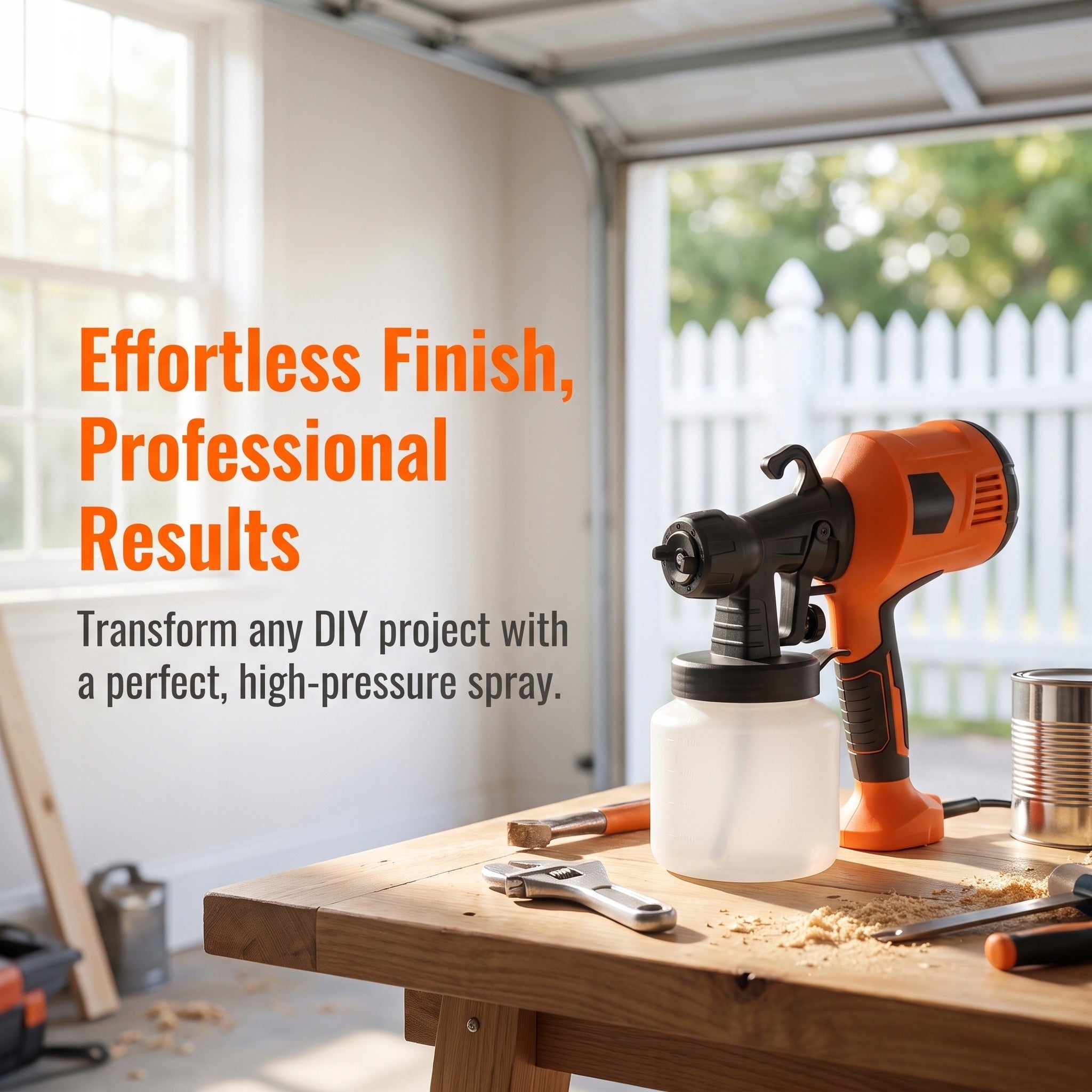 HIGH-PRESSURE PAINT SPRAYER 1000ML 3 ADJUSTABLE NOZZLES 600W FOR HOME Manufacturer code 53166932