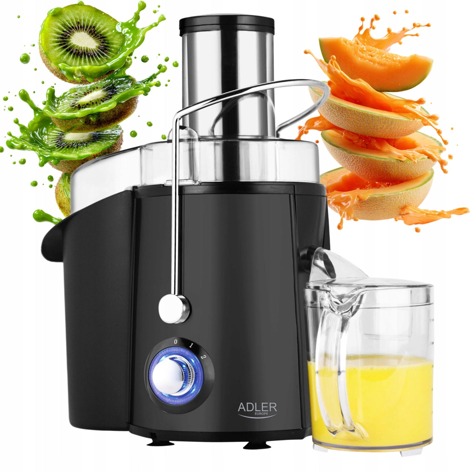 HIGH SPEED JUICER 2000W For Fruit And Vegetable Large Hole