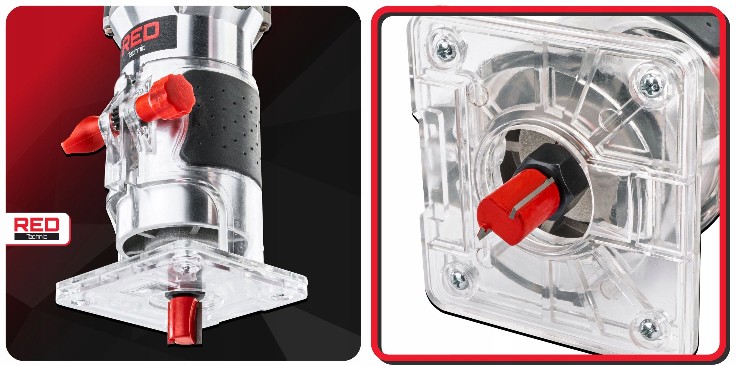 HIGH SPINDLE EDGE MILLING MACHINE ELECTRIC CUTTER CASE + CUTTERS Maximum no-load speed 30000 RPM
