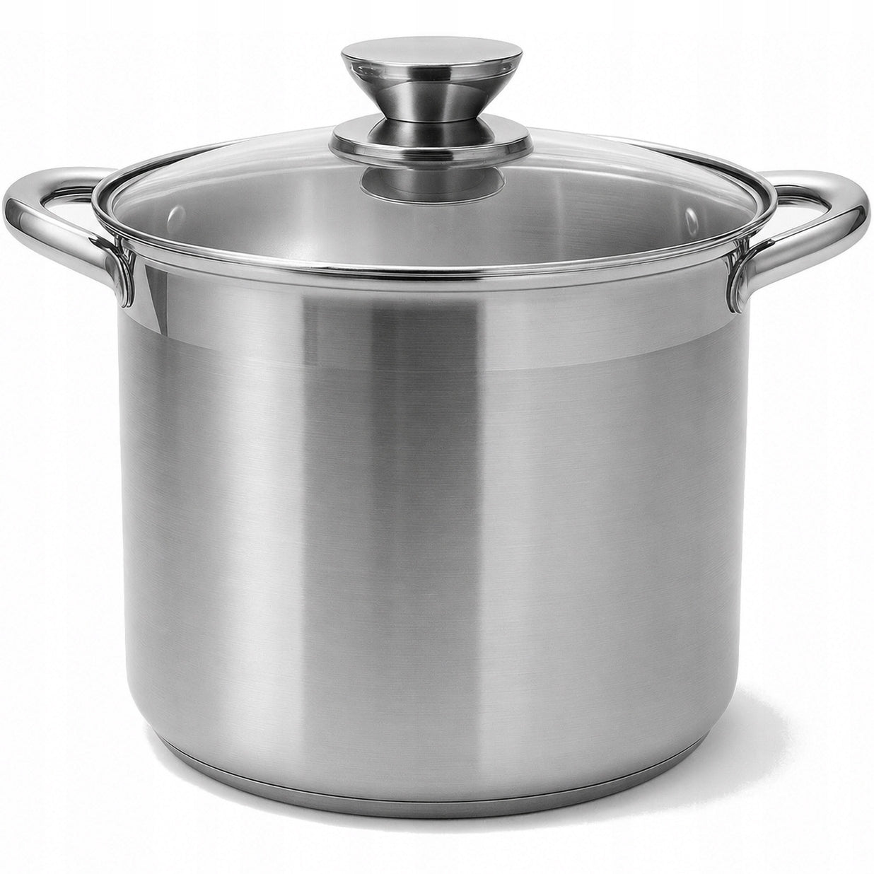 HIGH TRADITIONAL POT WITH GLASS LID GAS INDUCTION 15 L