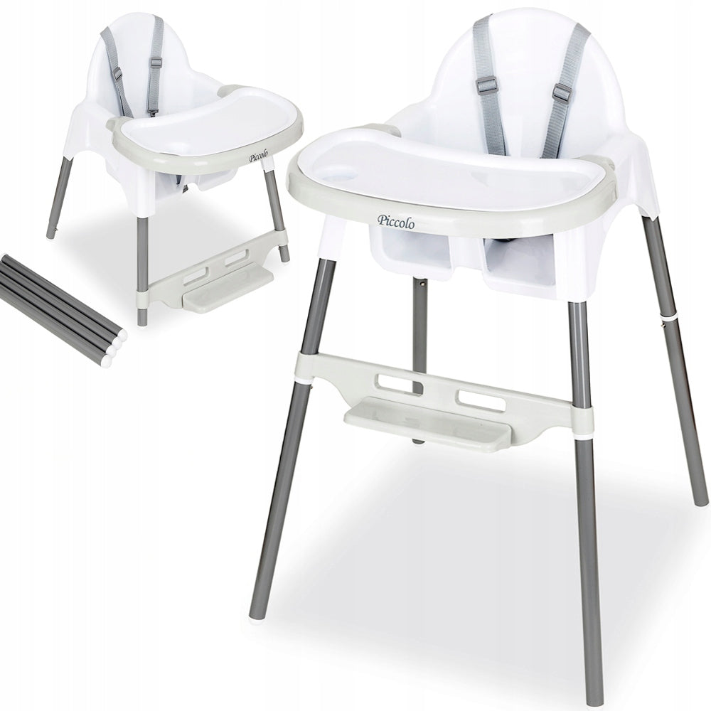 HIGHCHAIR ADJUSTABLE TABLE WITH TRAY STRAPS AND FOOTREST ATTESTATION Manufacturer code 290.672.933