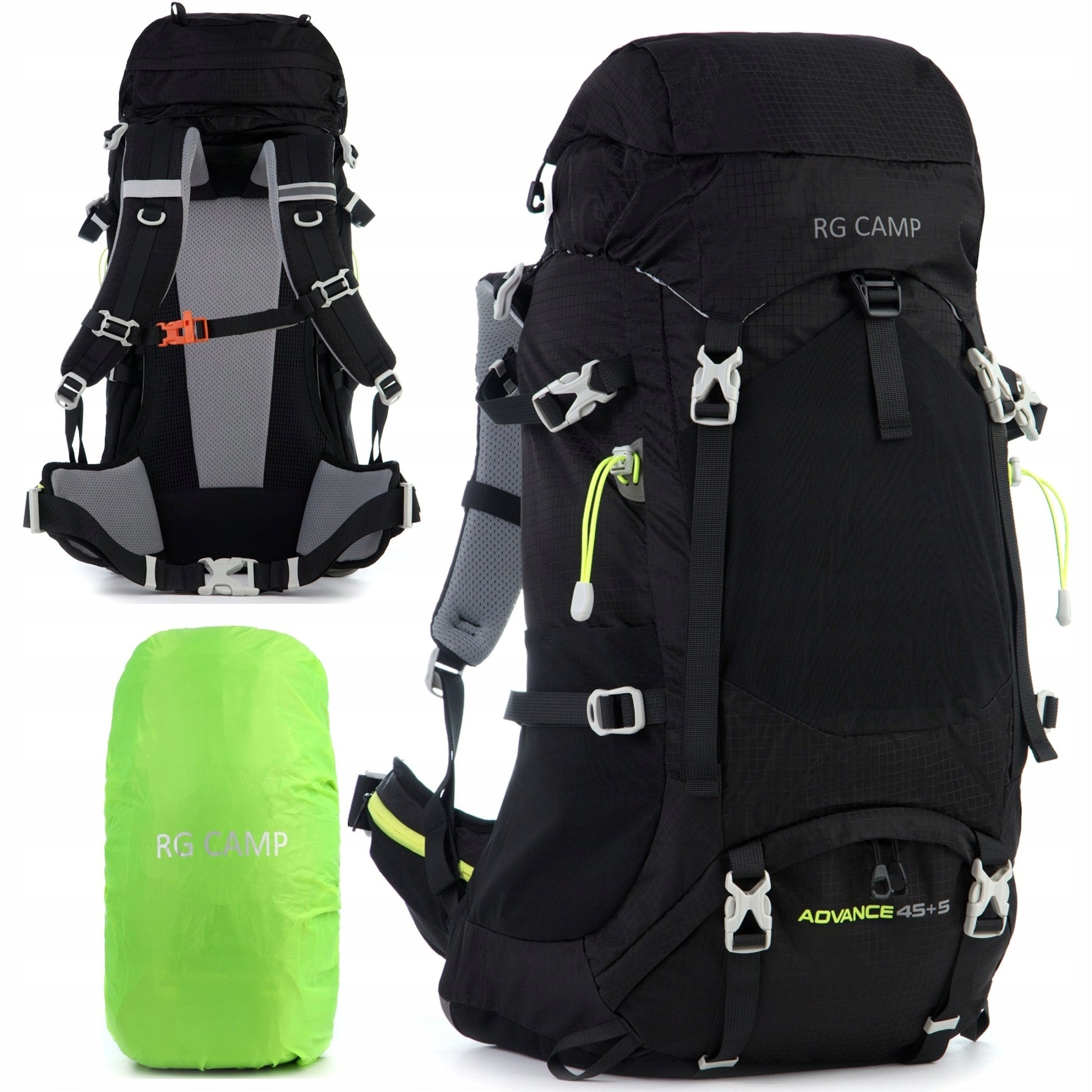 HIKING BACKPACK LARGE 50L trekking mountain women's mountain in the mountains RG CAMP