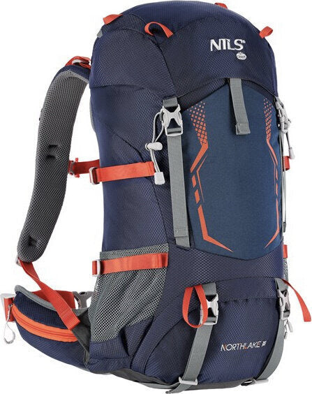 HIKING BACKPACK MOUNTAIN NAVY BLUE NORTHLAKE 30L+10 NILS CAMP Color blue