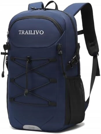 HIKING BACKPACK TREKKING MOUNTAIN IN THE MOUNTAINS 30L STRONG NAVY BLUE