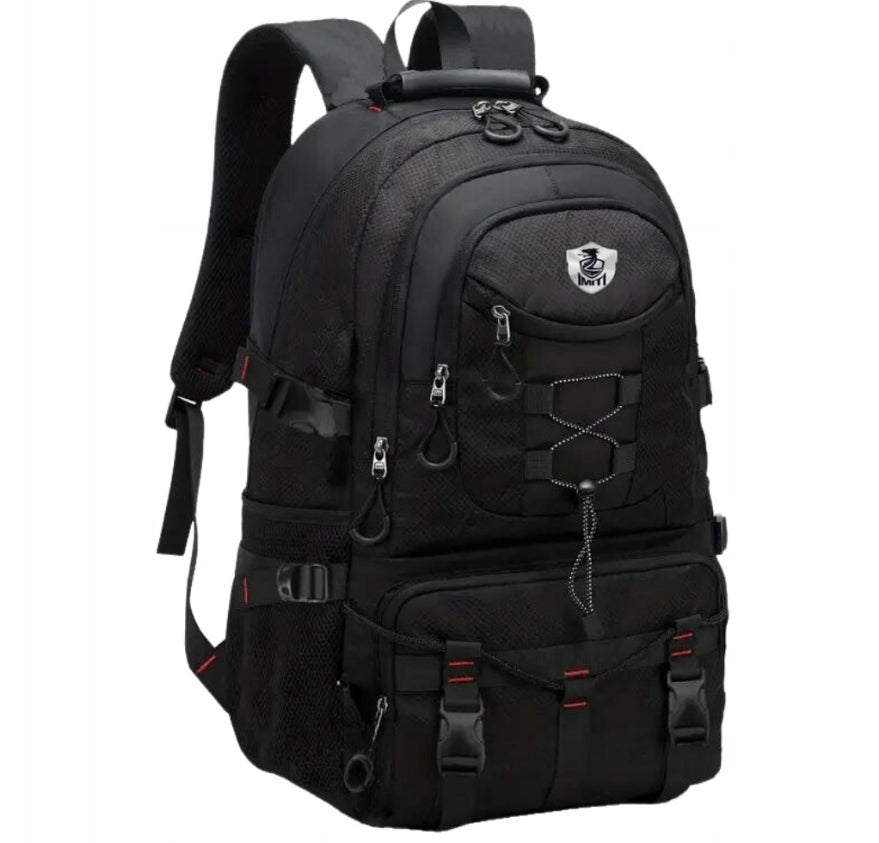HIKING BACKPACK TREKKING MOUNTAIN IN THE MOUNTAINS 40L MEN'S WOMEN'S STRONG BLACK