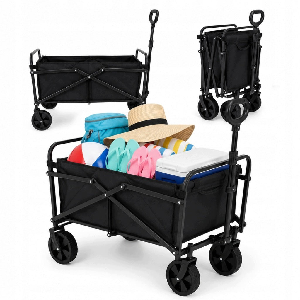 HIKING BEACH CART CAMPING GARDEN FOLDING TRANSPORT STRONG Packaging status original