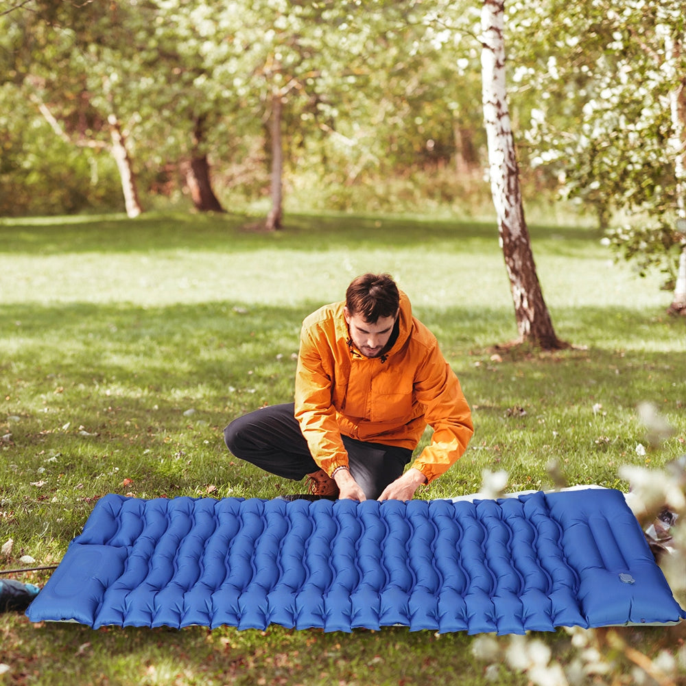 HIKING MATTRESS TREKKING INFLATABLE ULTRALIGHT MAT WITH BUILT-IN PUMP Brand no brand