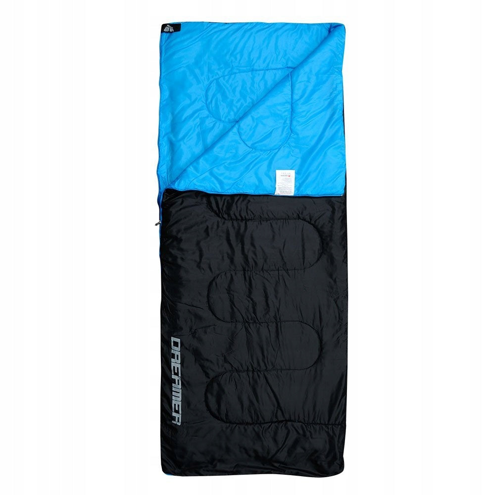 HIKING SLEEPING BAG DUVET WITH COVER METEOR DREAMER L 190x75 left warm Packaging status original
