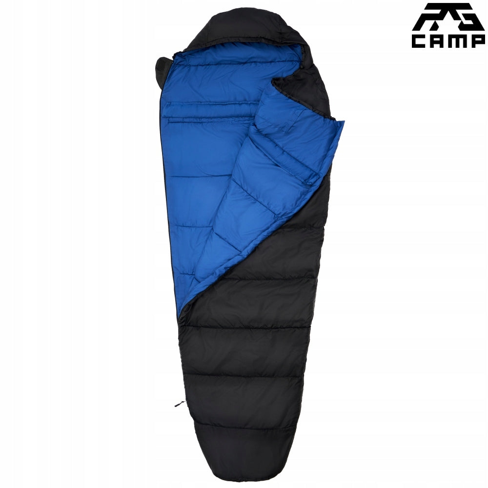 HIKING SLEEPING BAG MUMMY 210x80 CM warm light summer mountains RG CAMP Comfort Brand RG Camp