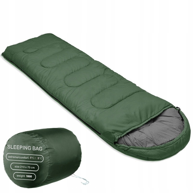 HIKING SLEEPING BAG MUMMY DUVET 2in1 210x75 CM FOR CAMPING Packaging status original