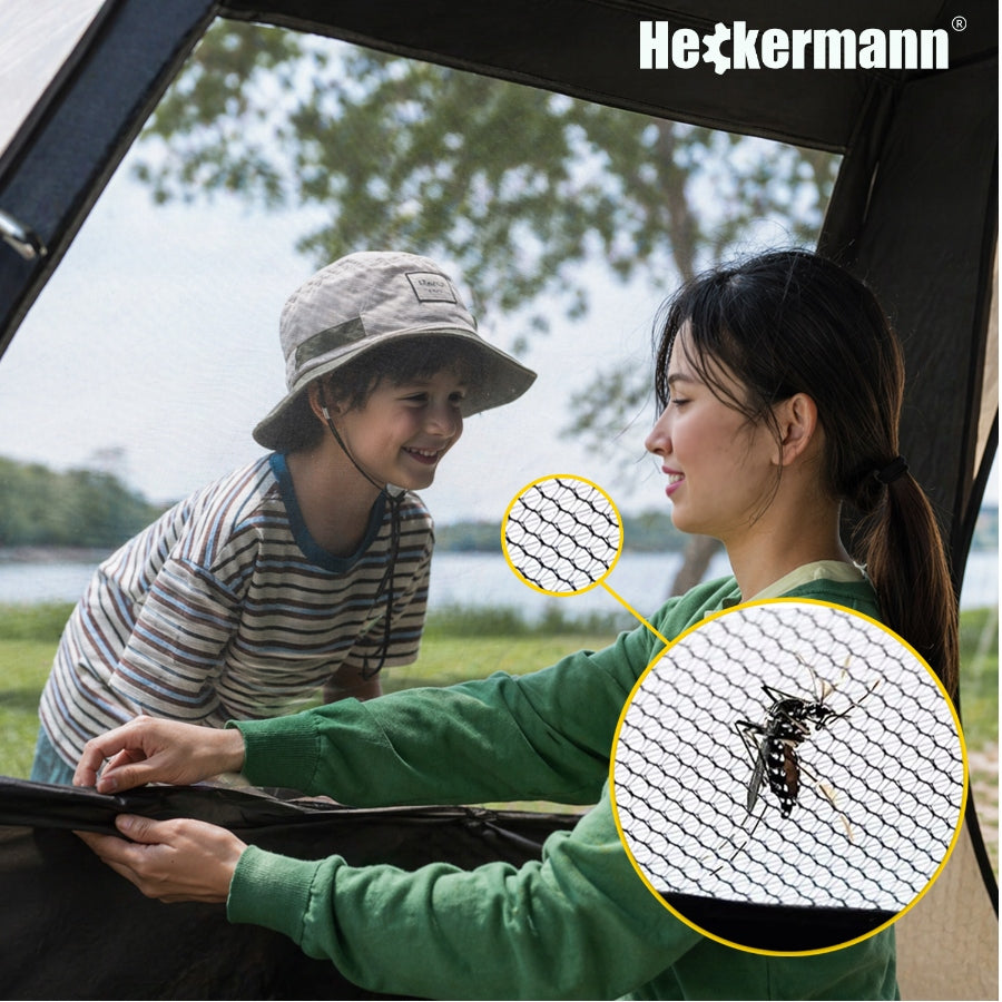 HIKING TENT 2 PERSON FOLDING CAMPING WATERPROOF 210x210x145cm Manufacturer code Heckermann 210x210x145cm ST210