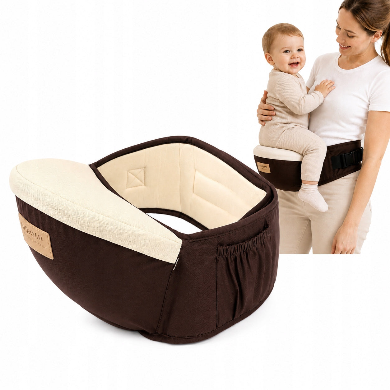 HIP CARRIER SEAT BROWN