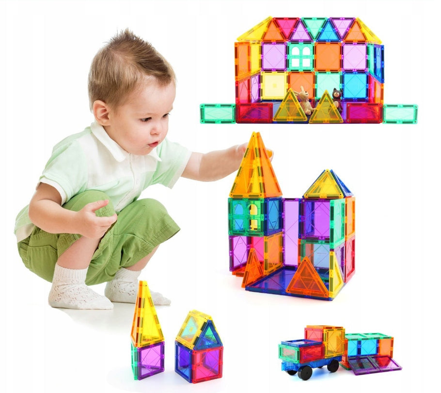 HIT Klocki magnetyczne dla dzieci 70 sztuk zabawka DUŻY ZESTAW pod choinkę EAN (GTIN) 5905683242561
