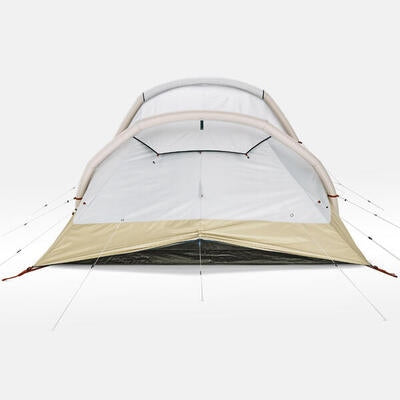 HIT OF THE SEASON!!! Camping tent inflatable Quechua Air Seconds 4.1 F&B 4 pers Color brown