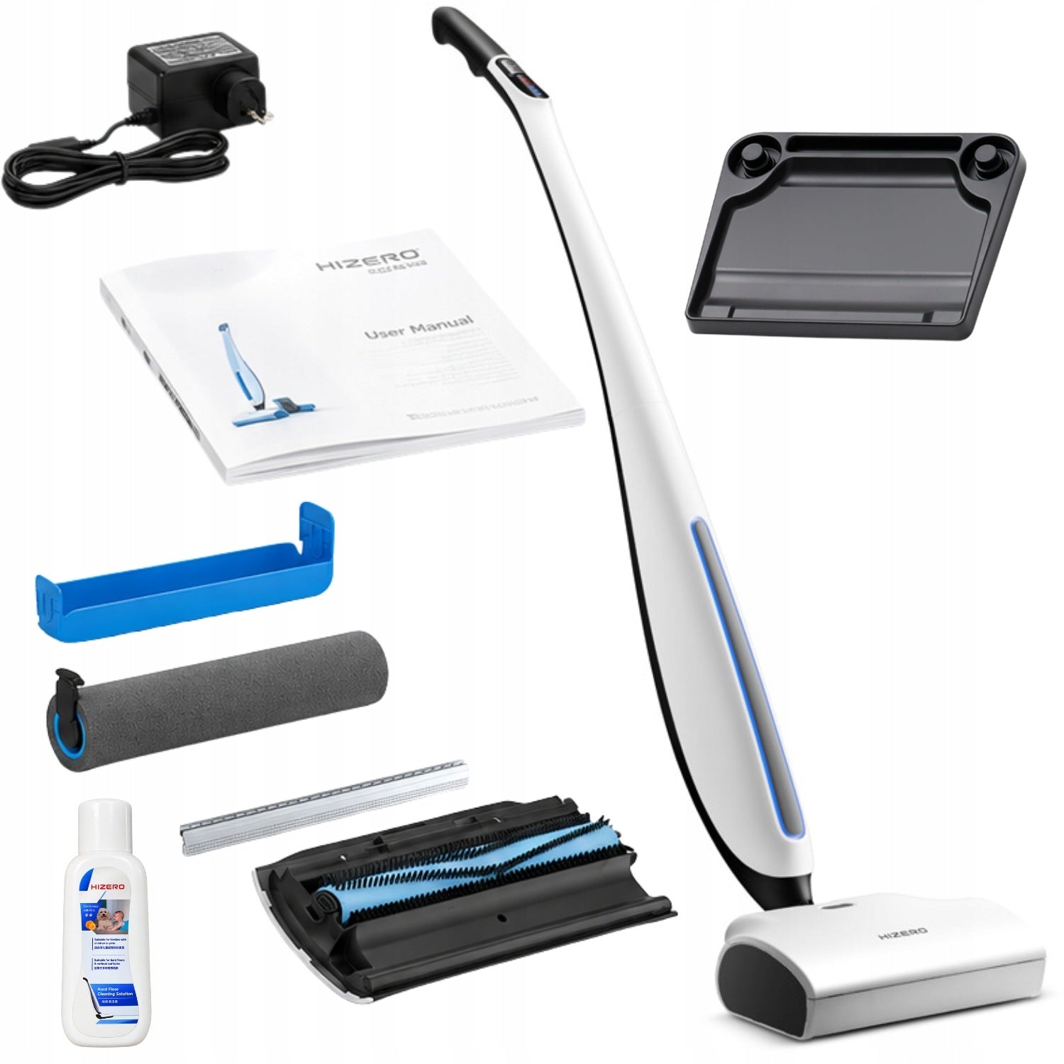 HIZERO F500 Vacuum Cleaner Bionic Mop 4in1 Wireless Hard Floor Cleaner