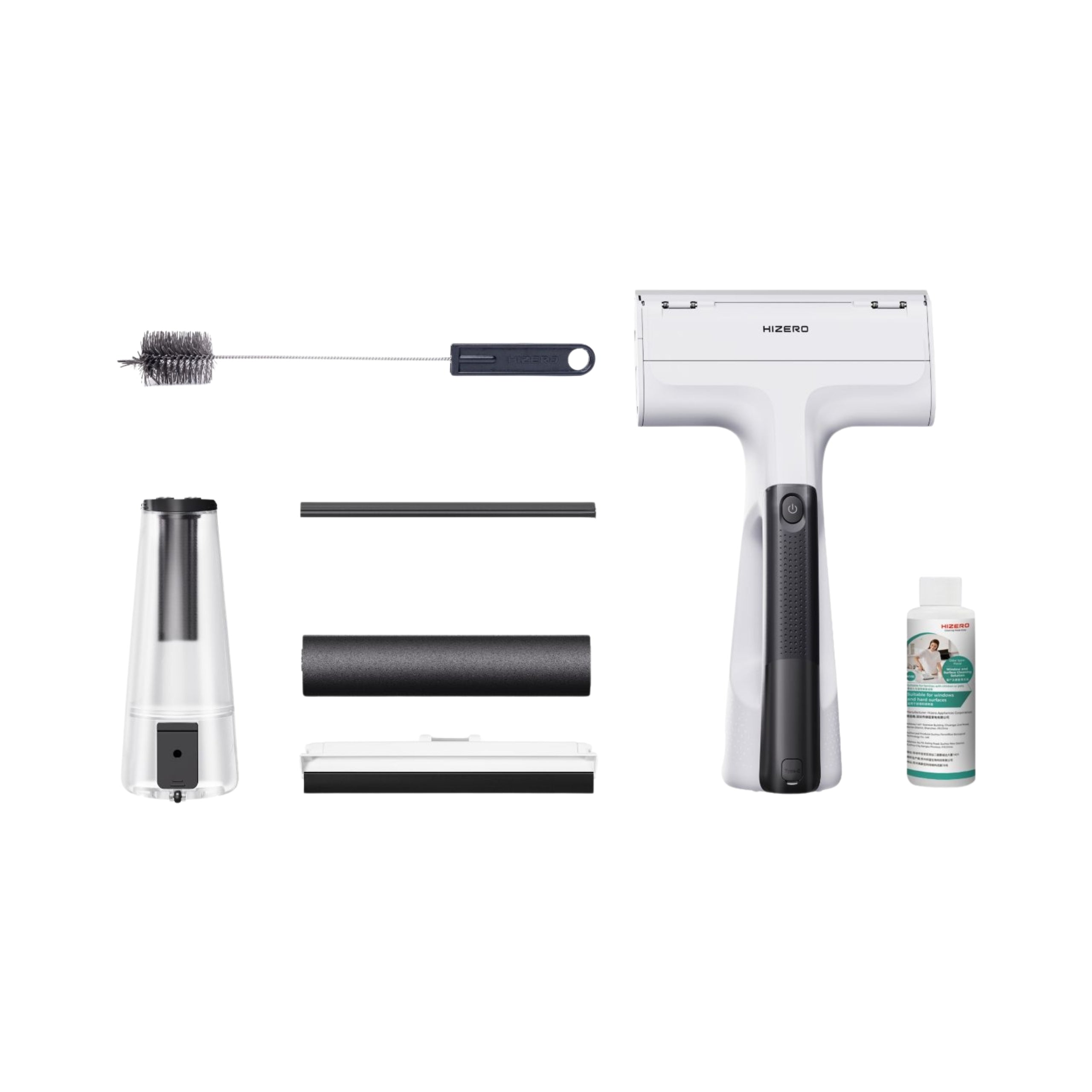 HIZERO H100SR Window Washer Glass Mirror Wireless IPX4 12W Premium Packaging status original