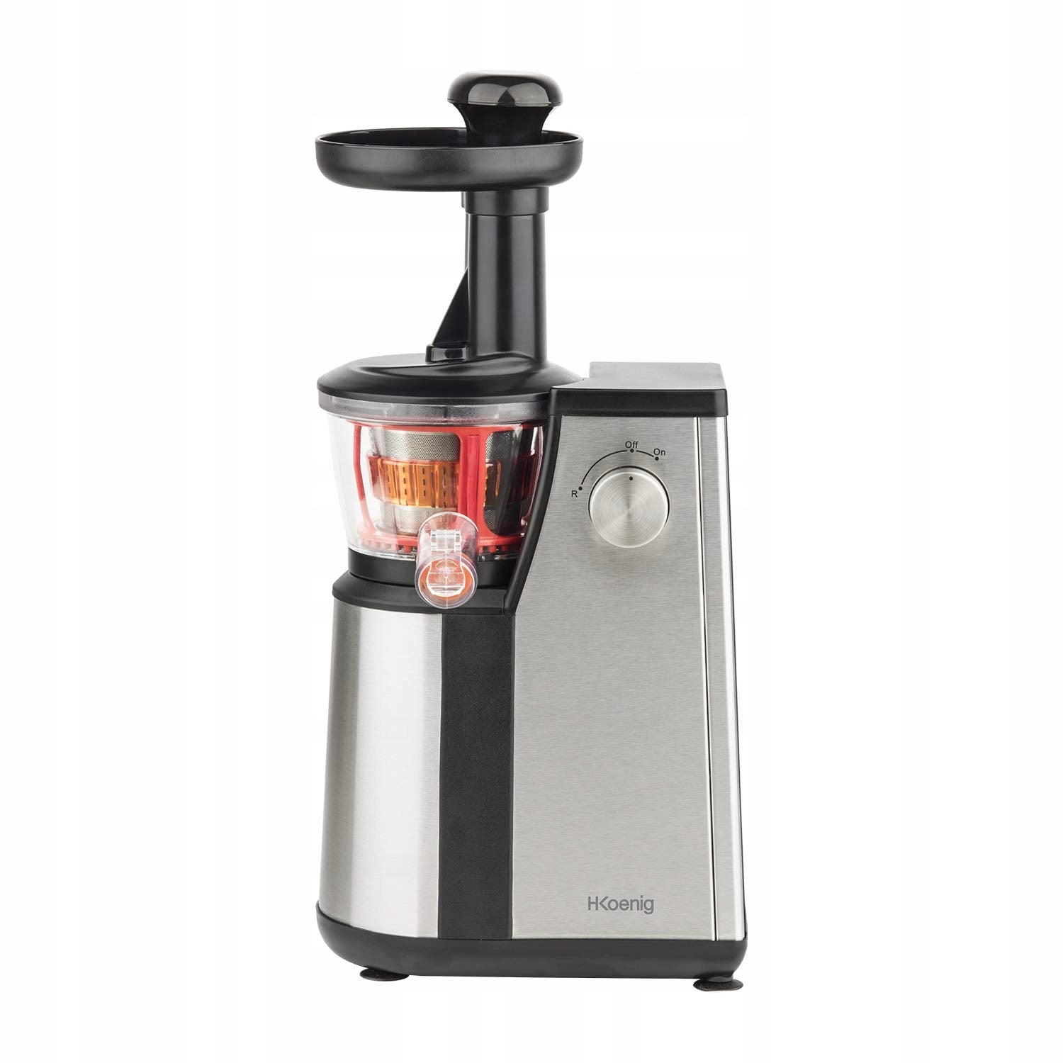 HKOENIG Slow Speed Juicer 1L 400W Stainless Steel Black Packaging status original