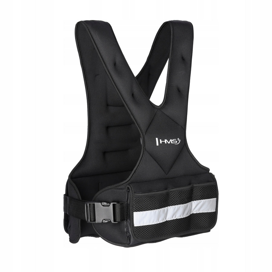 HMS Weighted Training Vest for Fitness Exercises 9 kg Color black