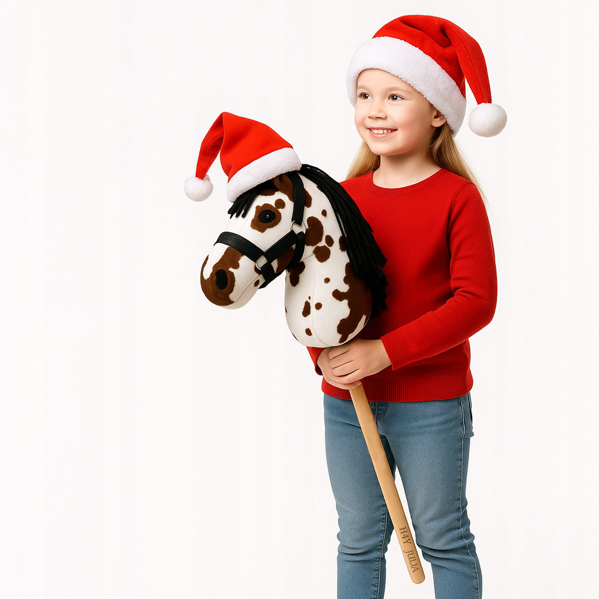 HOBBY HORSE A3 LARGE + ENGRAVING + CANTAR + REINS -H4Y HORSE ON STICK PATCH Manufacturer code Hobby.Horse4You
