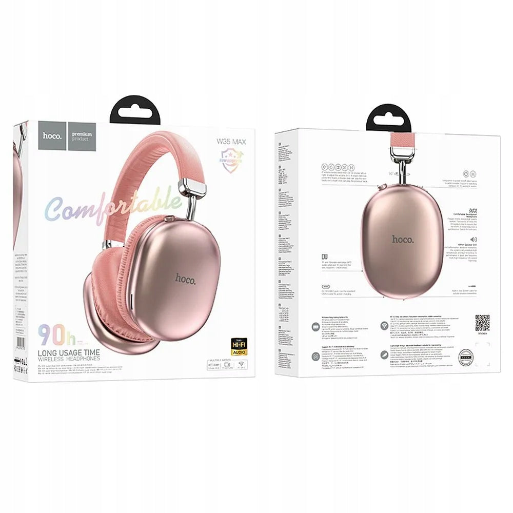 HOCO wireless bluetooth headphones W35 Max pink Model other
