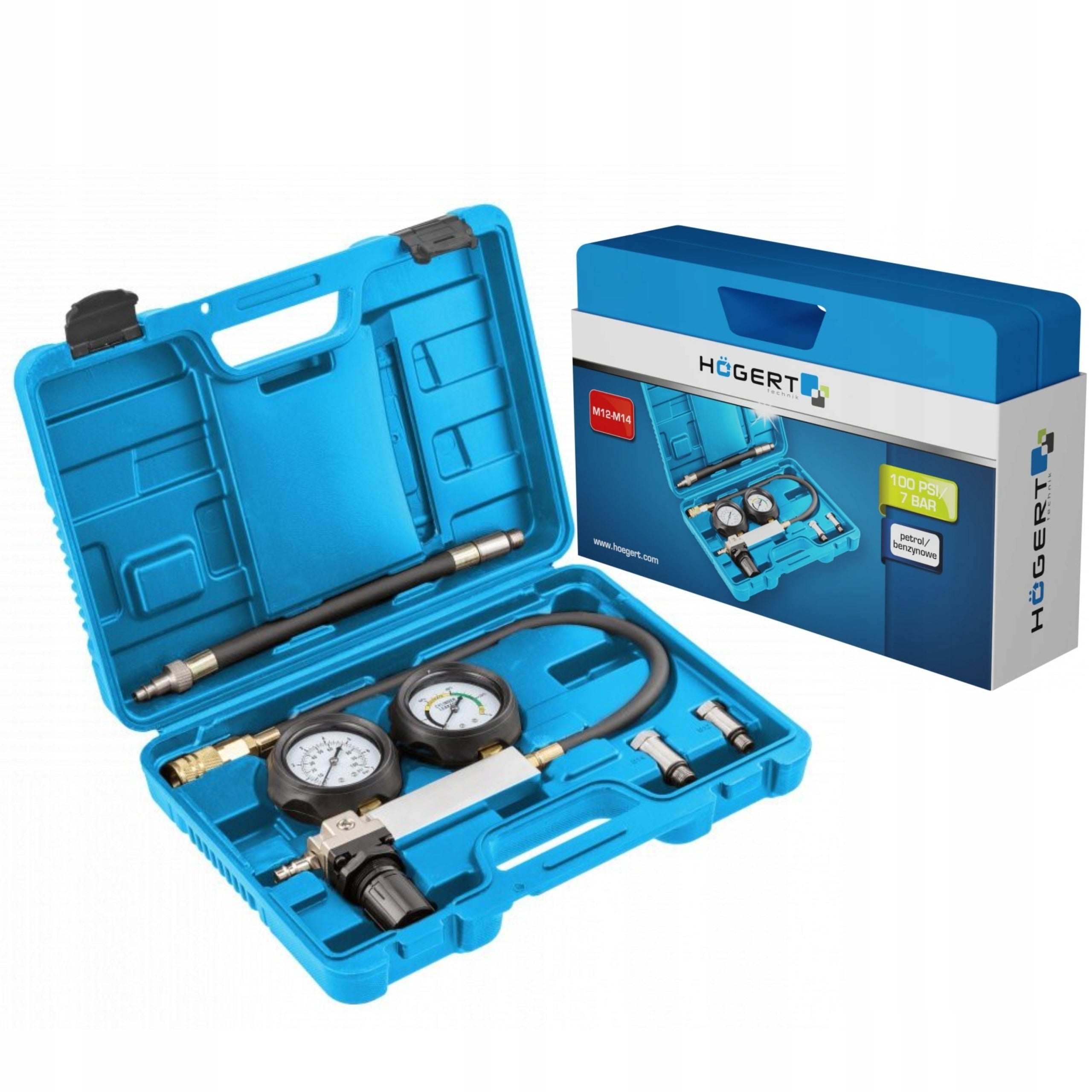HOEGERT HOGERT HT8G413 METER ENGINE CYLINDER LEAK TESTER M12-14 Manufacturer code HT_HT8G413