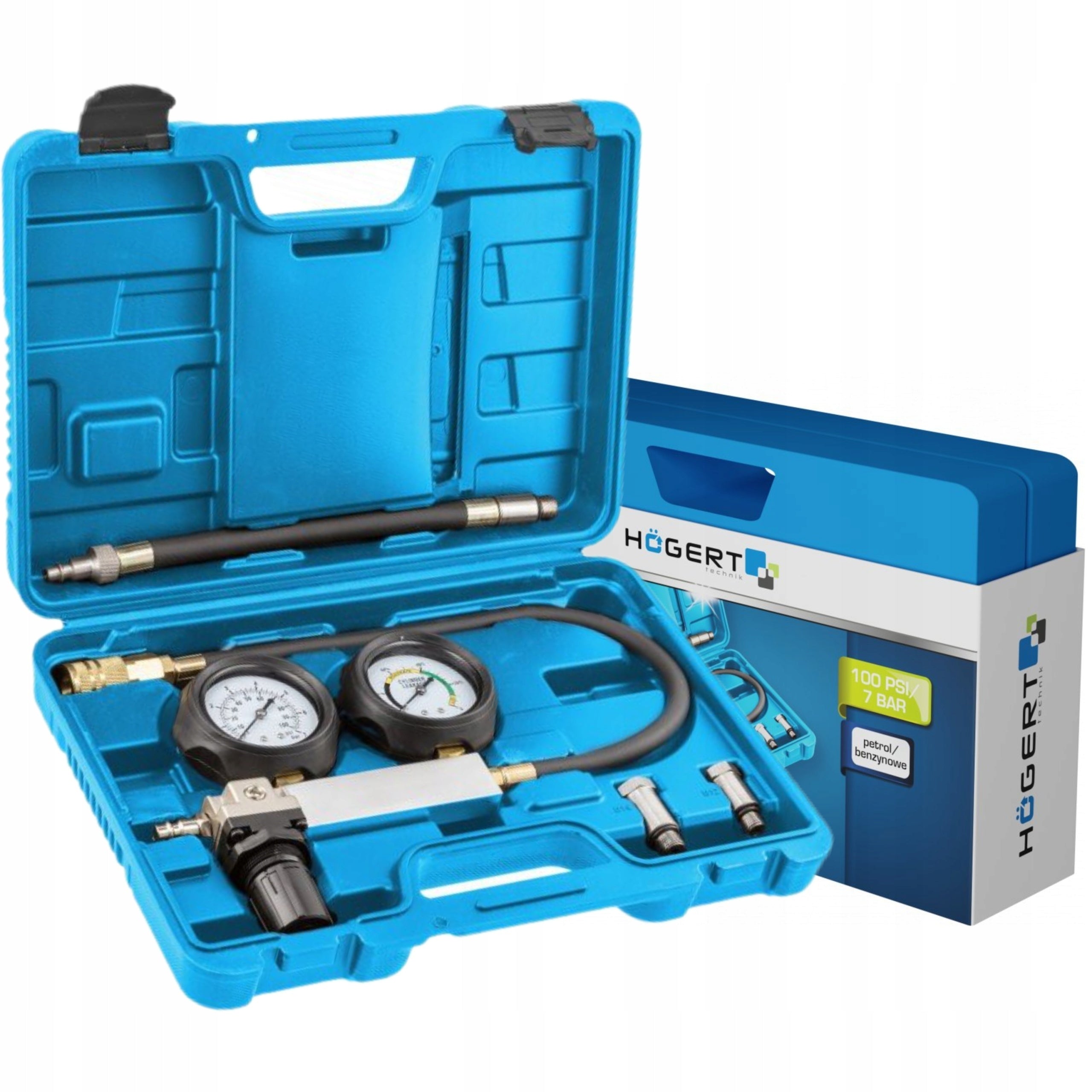 HOEGERT HOGERT HT8G413 METER ENGINE CYLINDER LEAK TESTER M12-14