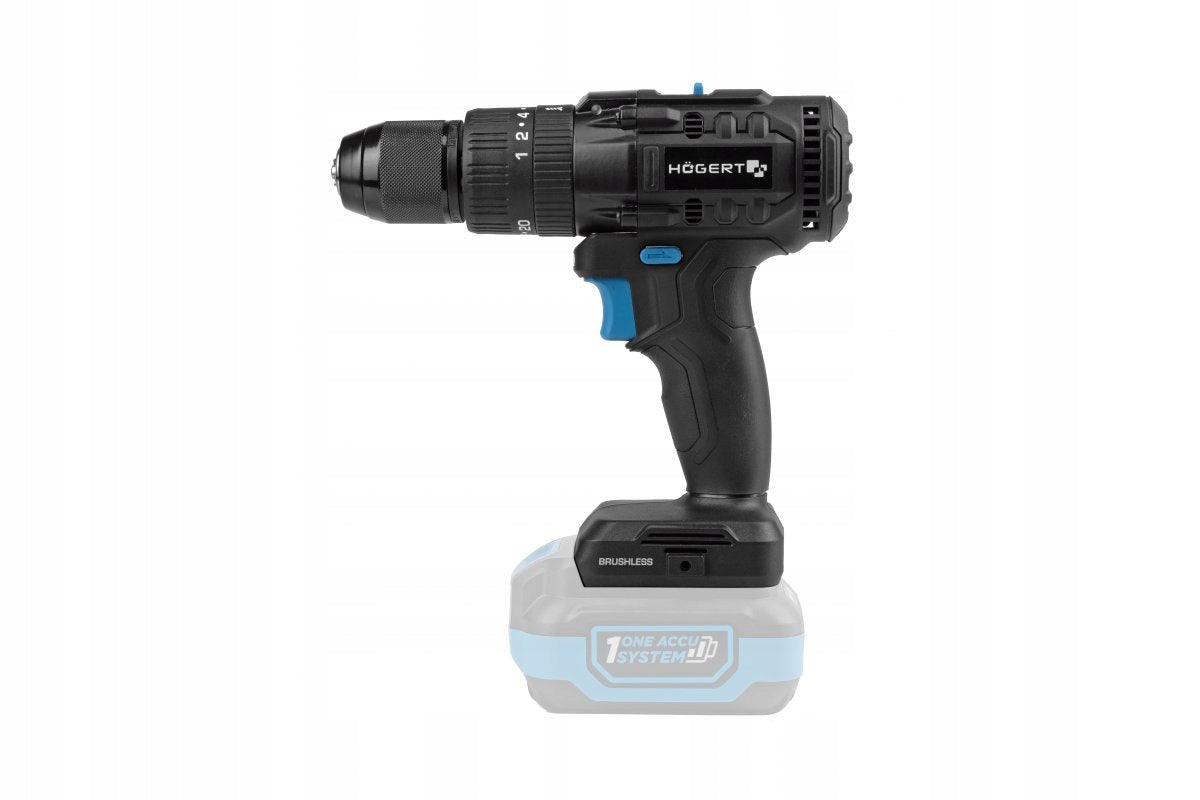 HOGERT Cordless Brushless Impact Driver Drill 80Nm 18V Packaging status original