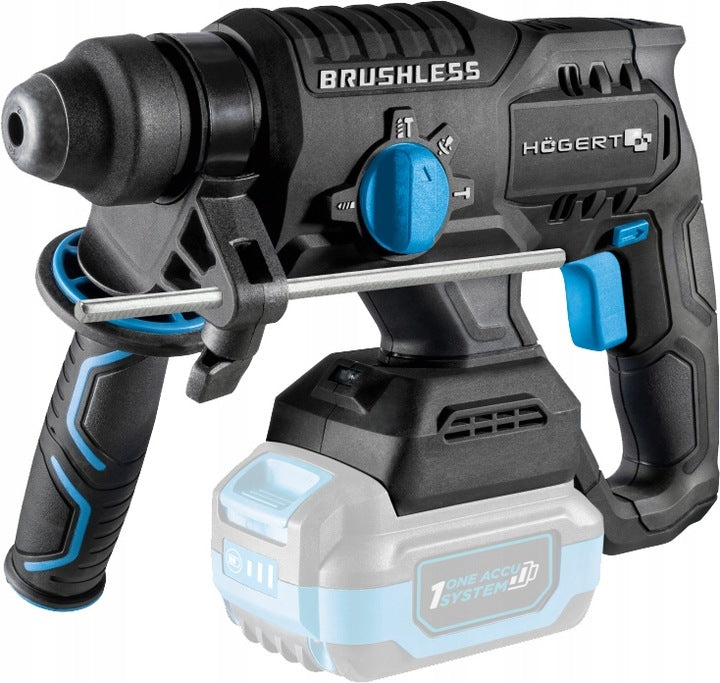 HOGERT SCREWDRIVER 80Nm HAMMER DRILL SDS+ ANGLE GRINDER 125mm 2x4.0Ah Brand Hoegert Technik