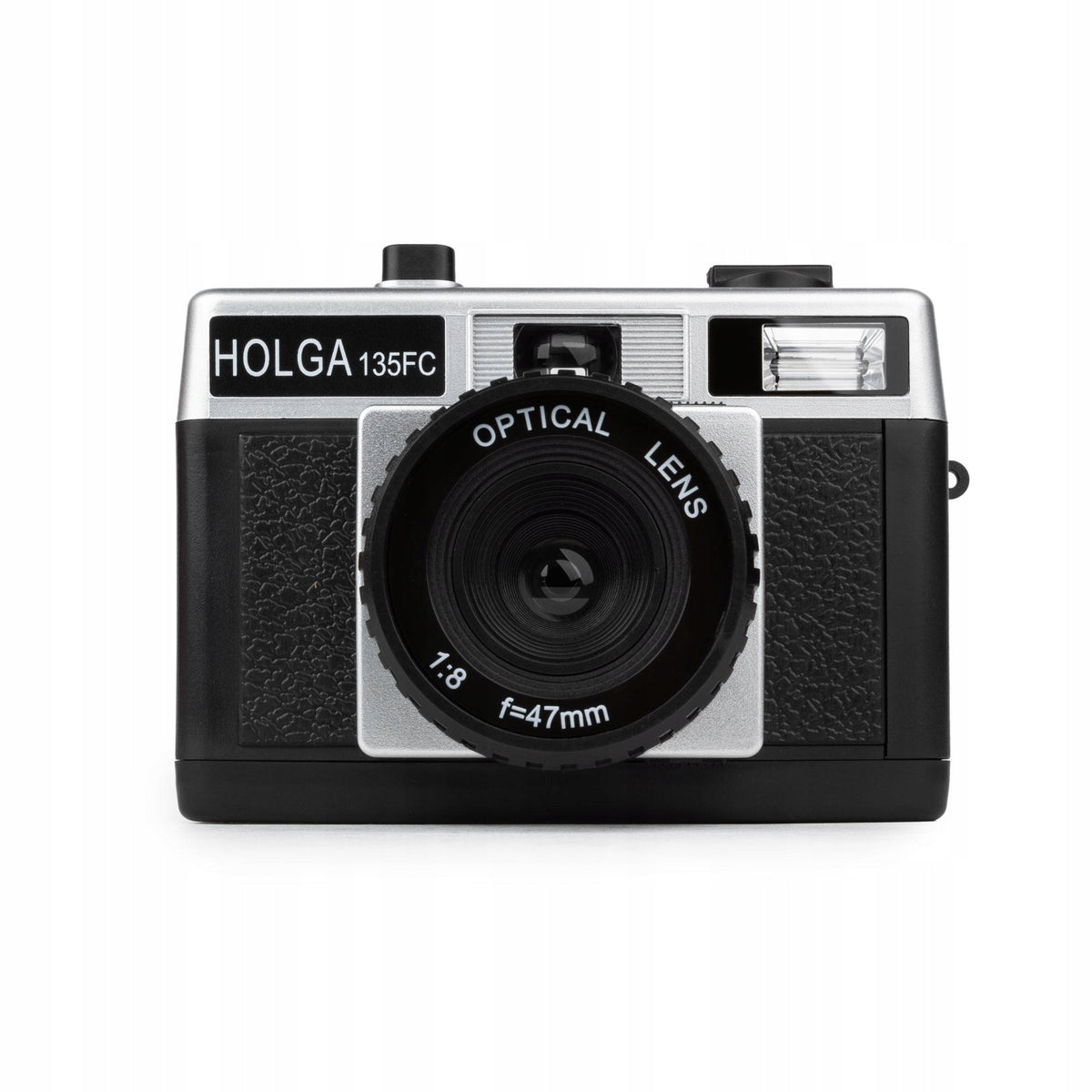 HOLGA 135FC 35 mm, fotoaparát s bleskom, čierno-strieborný