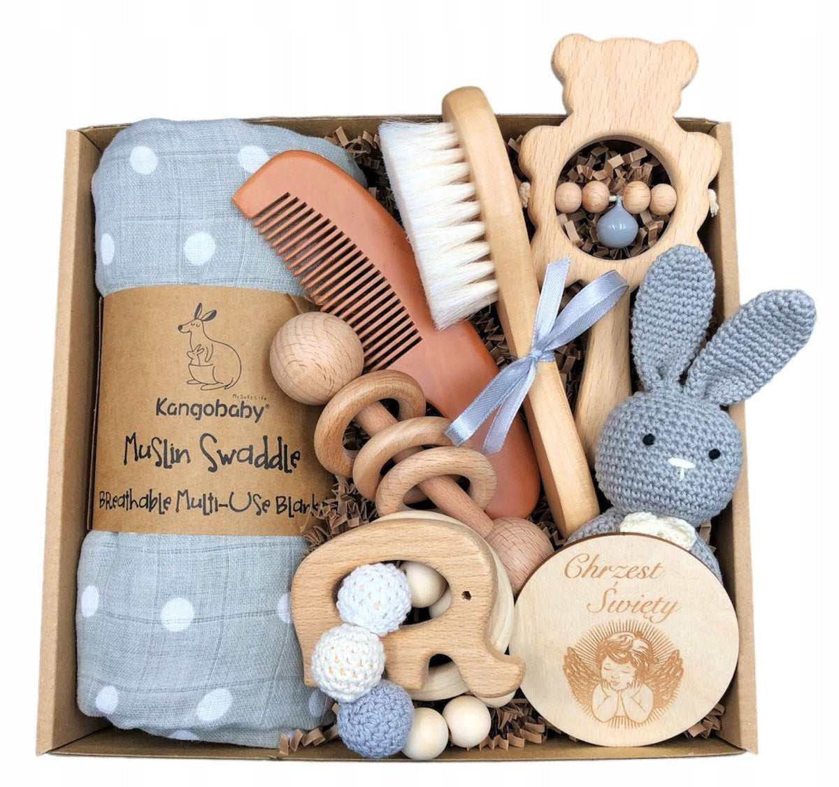 HOLY BAPTISM gift for child layette + BOX