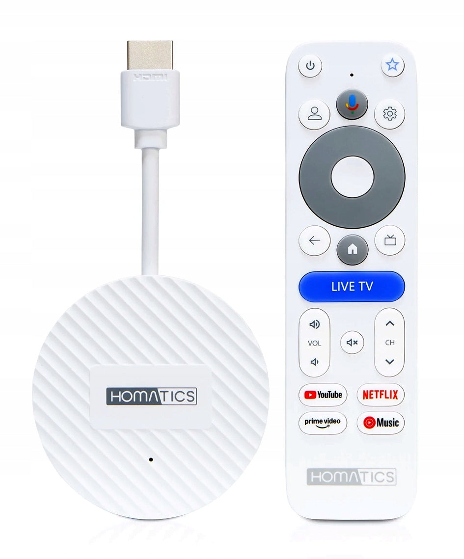 HOMATICS DONGLE 4K V2 ANDROID TV 14 FLASH 32GB NEWER HOMATICS DONGLE G