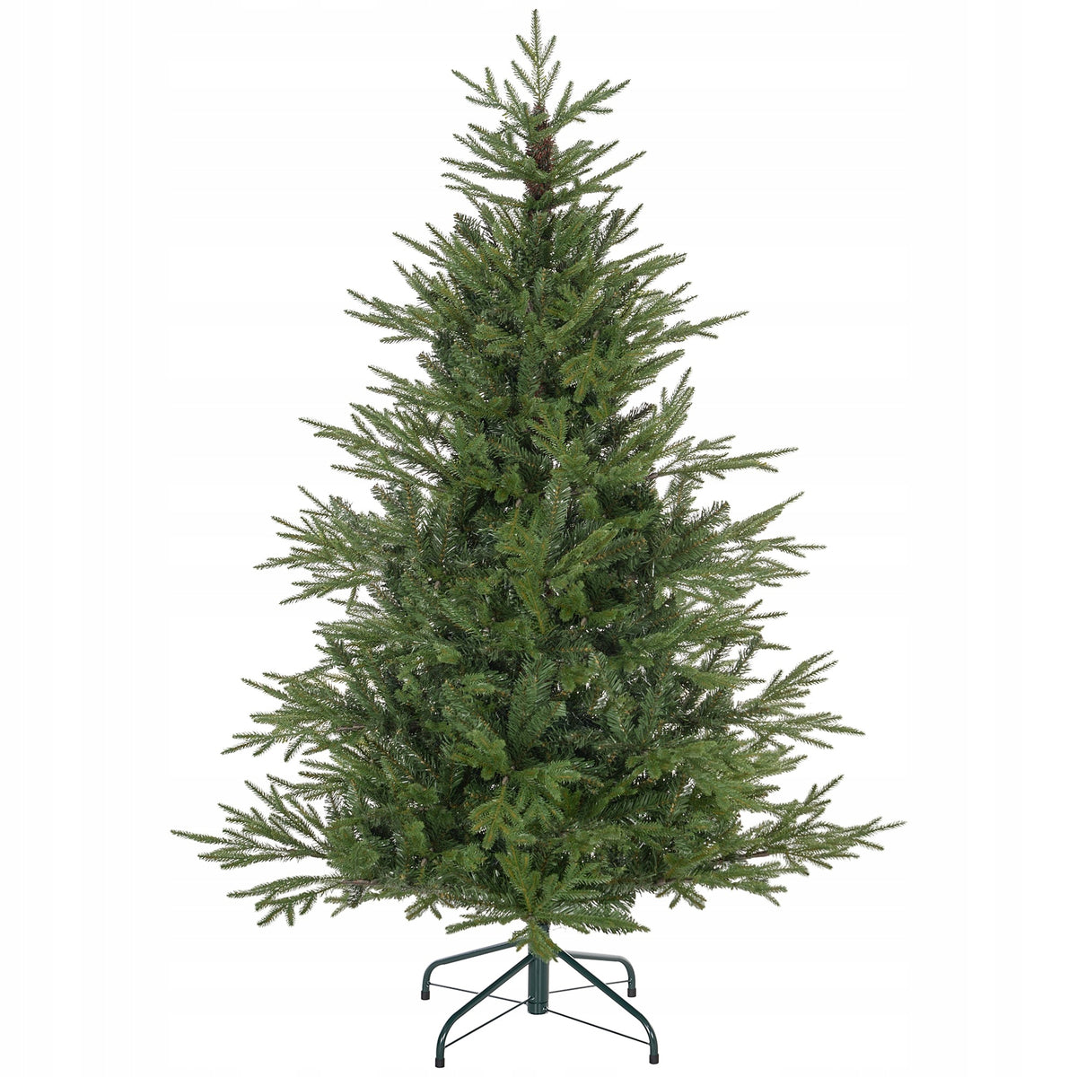 HOMCOM Artificial Christmas tree 150 cm, 1724 twigs, metal base