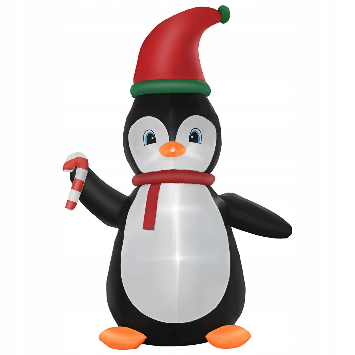 HOMCOM Inflatable Christmas Decoration, 2,5 m Christmas Penguin
