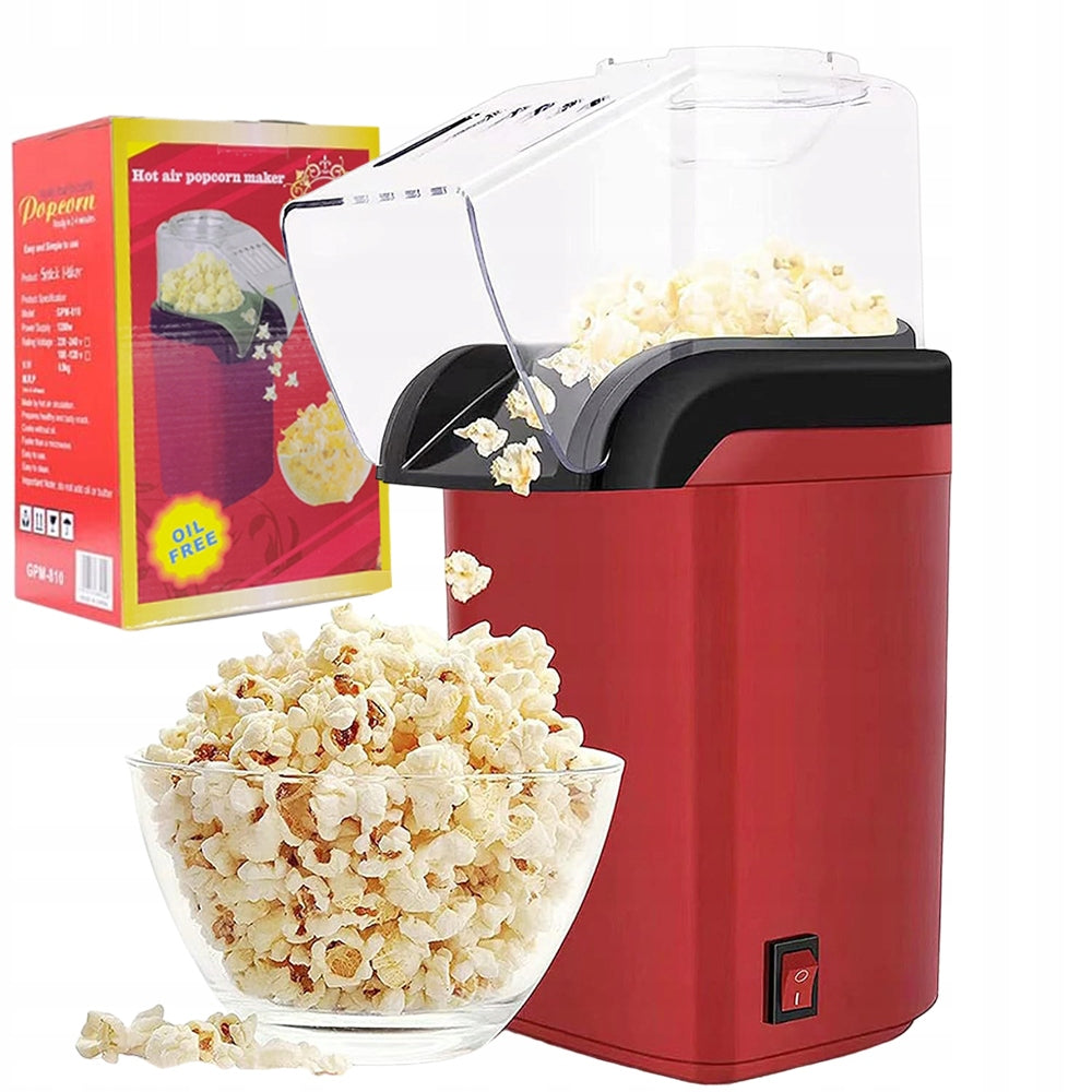 HOME APPLIANCE MACHINE FOR MAKING POPCORN GRAINS WITHOUT FAT 1200W